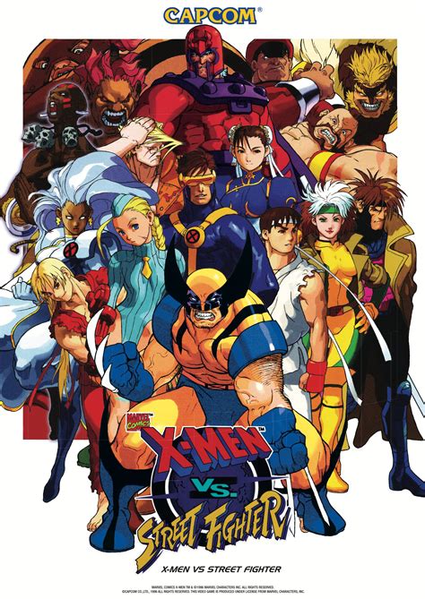  X-Men vs. Street Fighter: Een epische crossover met iconische personages!